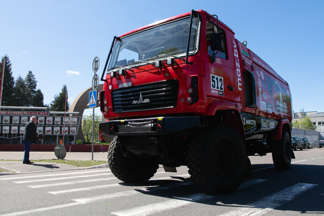 МАЗ показал в Минске свои передовые автомобили