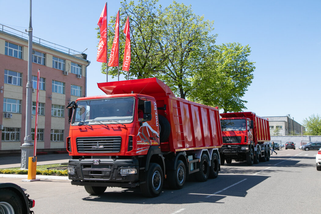 МАЗ показал в Минске свои передовые автомобили