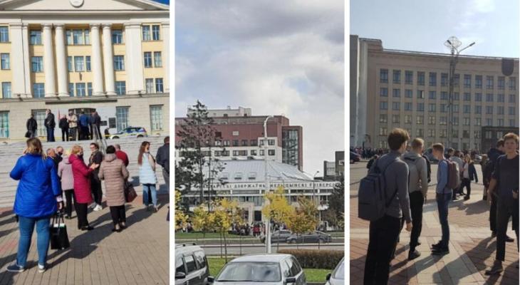 ВУЗы, школы, Нацбиблиотека. В Беларуси массово эвакуировали из зданий. Что известно?