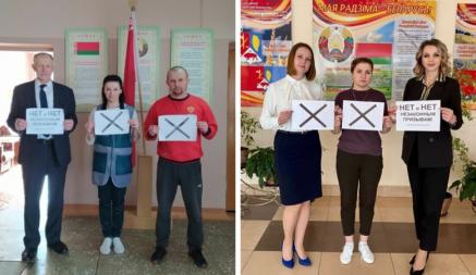 Белорусы публикуют в соцсетях фото с черными крестами. Что происходит?