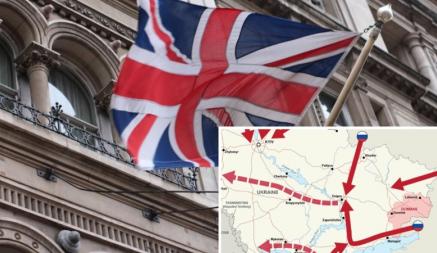 Все-таки с территории Беларуси? Минобороны Британии официально опубликовало карту вторжения России в Украину