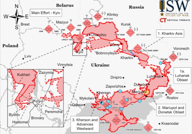 В РФ заявили о взятии контроля над всей Херсонщиной. Украинцы назвали новые потери русских. Что происходит на фронтах 15 марта?