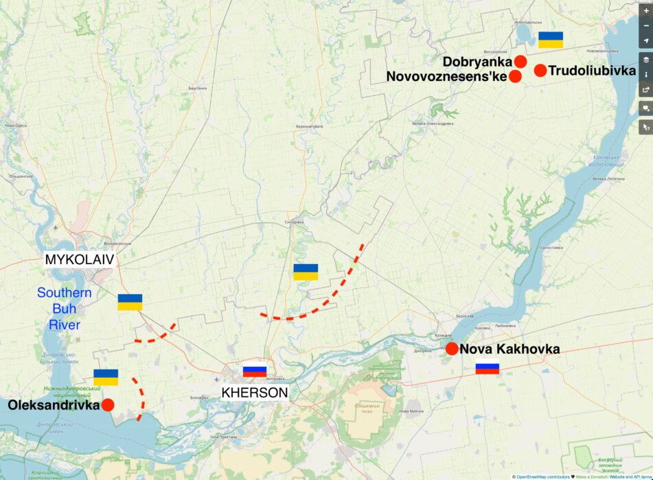 Бои за Херсон. Польский генерал рассказал, как украинцы окружают город — «Идеальный план». Карты