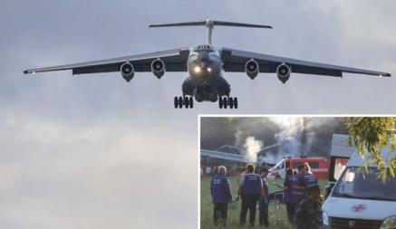 «Жесткая посадка» — В РФ разбился военный самолет ИЛ-76. Есть погибшие