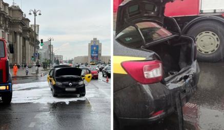 В центре Минска взорвался багажник такси. Что это было?