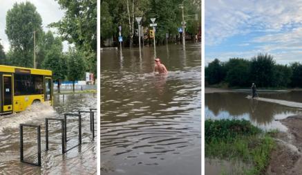 Затопило не только Минск. Посмотрите, в каких еще городах поплавали машины и люди. Кого скоро ждет та же участь?