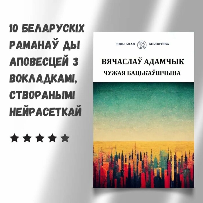 Нейросеть создала обложки для книг Короткевича, Быкова, Орлова и еще 7 писателей