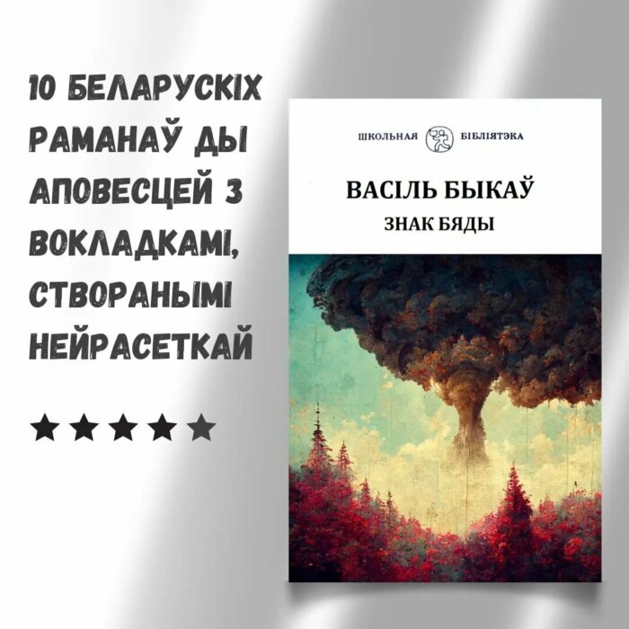 Нейросеть создала обложки для книг Короткевича, Быкова, Орлова и еще 7 писателей