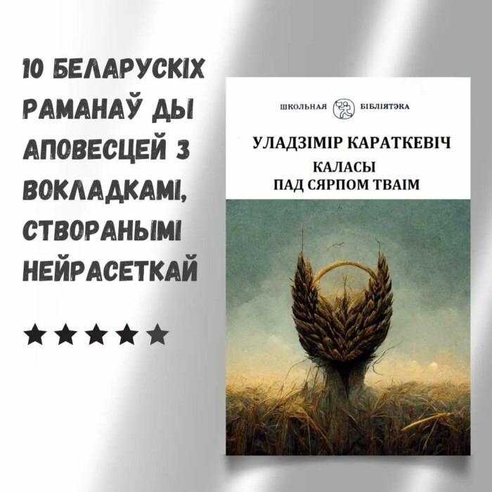 Нейросеть создала обложки для книг Короткевича, Быкова, Орлова и еще 7 писателей