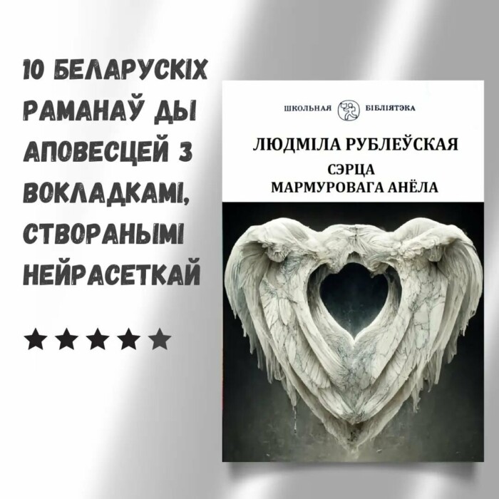 Нейросеть создала обложки для книг Короткевича, Быкова, Орлова и еще 7 писателей