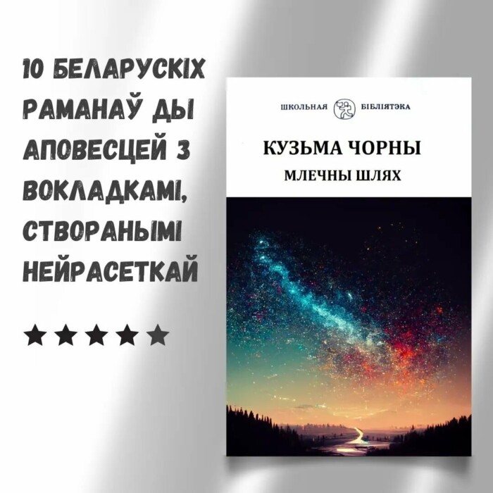 Нейросеть создала обложки для книг Короткевича, Быкова, Орлова и еще 7 писателей