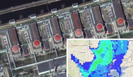 Накроет и часть Беларуси. В «Энергоатоме» показали карту загрязнения в случае аварии на Запорожской АЭС