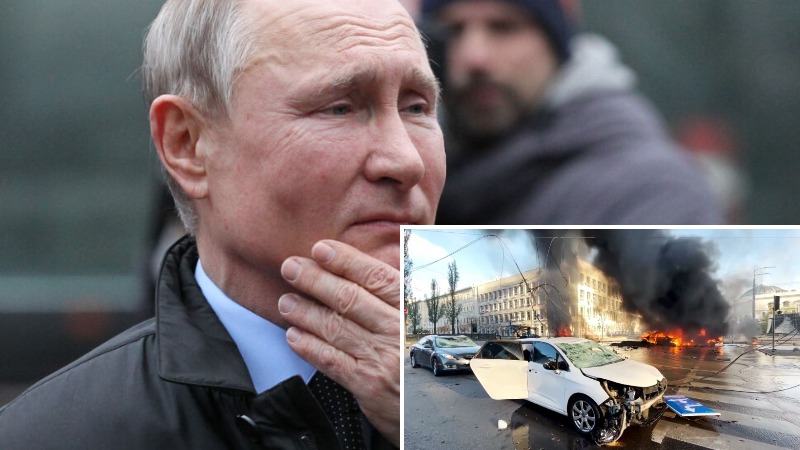 Несколько волн российских ракетных ударов по Киеву и