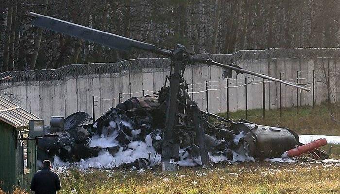 Появилось видео, снятое диверсантами перед подрывом вертолетов на аэродроме в России