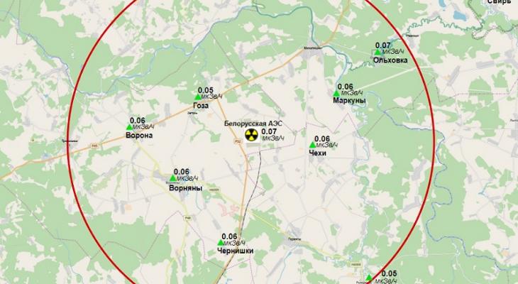 Белорусам разрешили следить за радиационным фоном вокруг БелАЭС онлайн