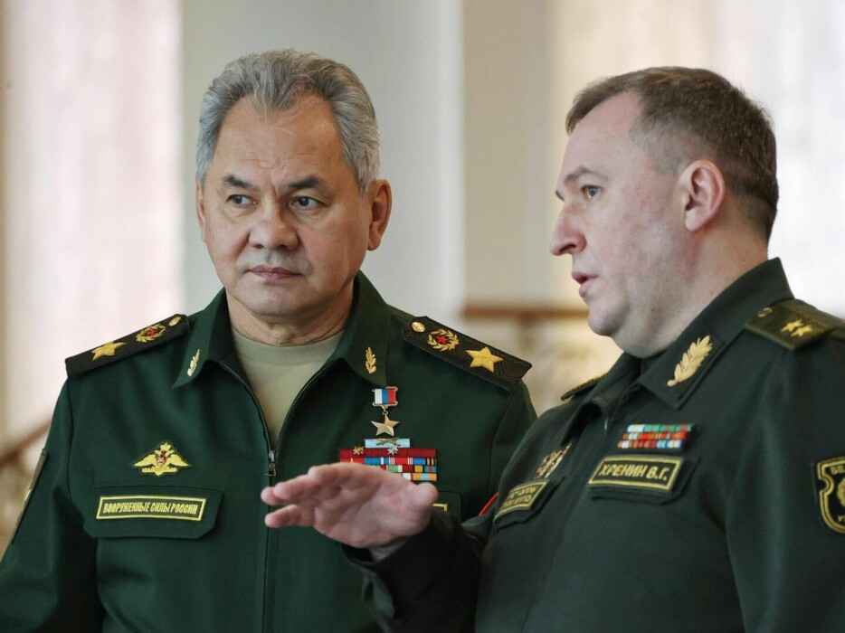 Хренин и Шойгу переговорили по телефону