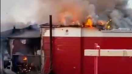 В Петербурге загорелся склад «Беларусь-МТЗ»