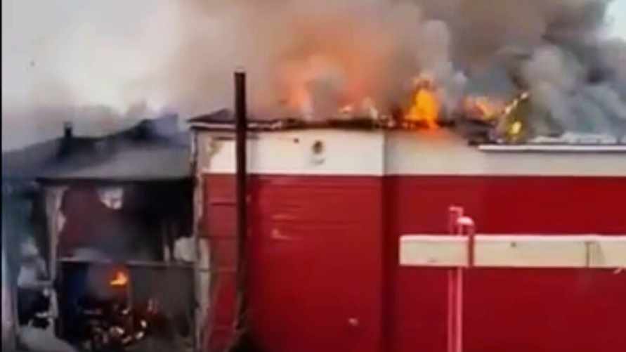 В Петербурге загорелся склад "Беларусь-МТЗ"