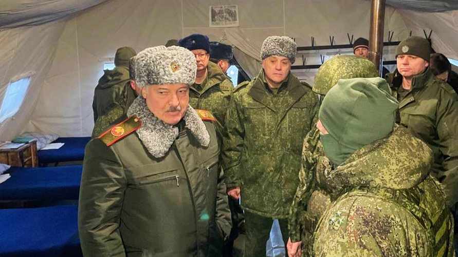 Фото: Иллюстрация. Посещение А.Г. Лукашенко расположения российских войск в Беларуси