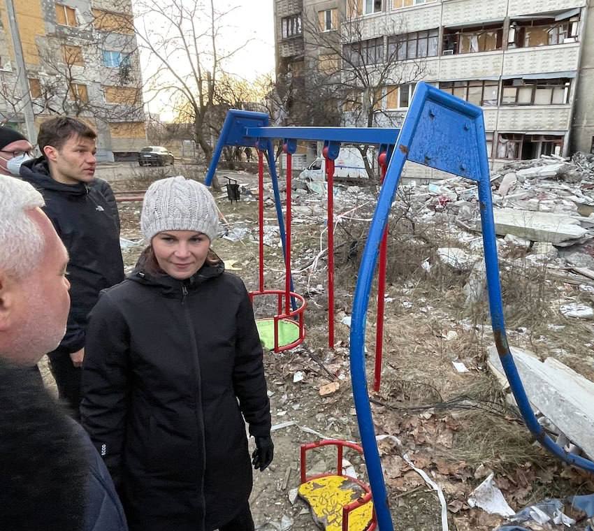 В Харьков внезапно приехала глава МИД Германии Бербок