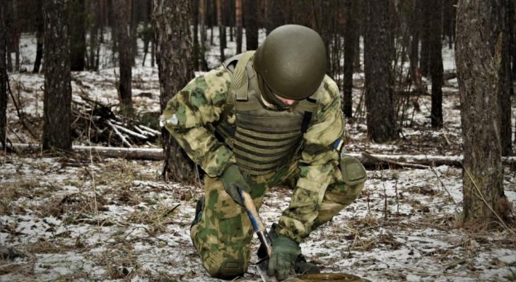 Украинцы показали, что минируют на подступах к Беларуси