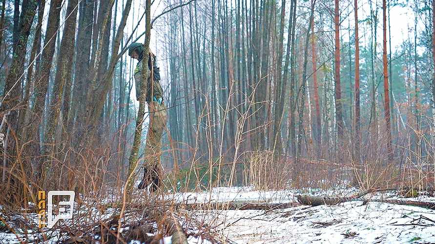 Украинцы повесили на границе с Беларусью "Валеру", который "погиб под Киевом"