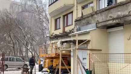 В Минске рухнул балкон многоэтажки