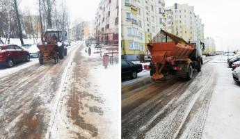Ледяная «глазурь» захватила Минск