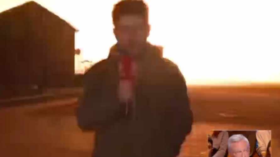 Ракетный удар по Донецкой области попал в прямой эфир французского ТВ