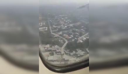 Появилось видео крушения самолета в Непале, снятое пассажиром