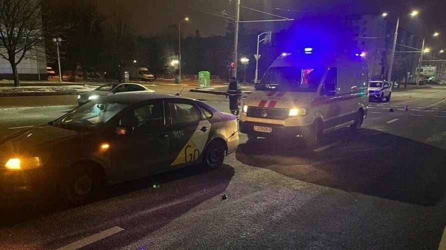 В Минске такси насмерть сбило пешехода