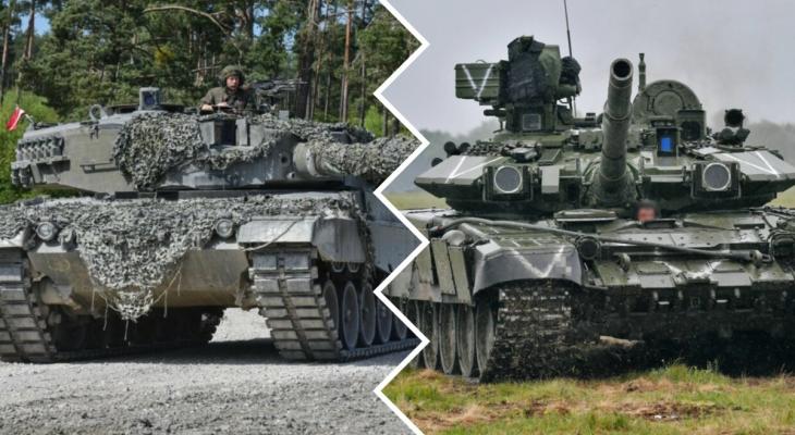 Немецкий Leopard 2 против российского Т-90М. Какой танк победит на поле боя?