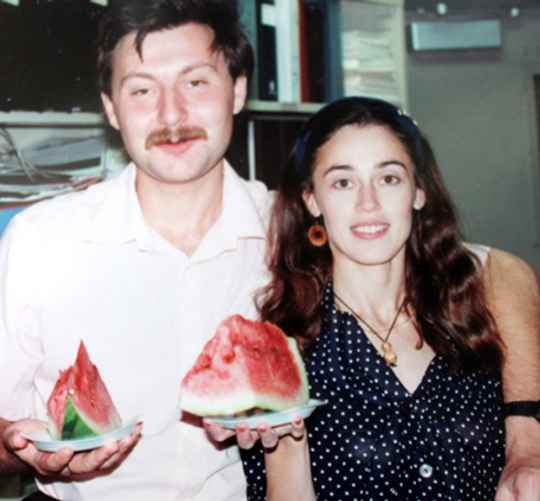 Елена и Александр, когда они были еще молодоженами