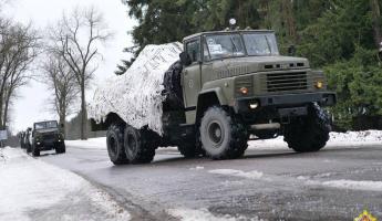 Минобороны Беларуси отправило механизированное соединение «в назначенный район»