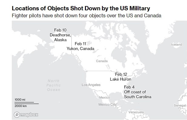 Командующий NORAD США объявил, что сбитый НЛО может быть внеземным