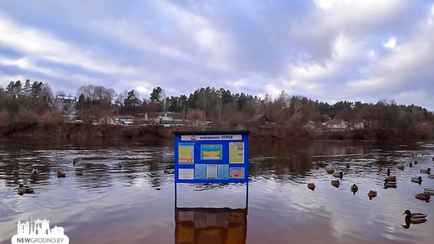 В Гродно Неман вышел из берегов