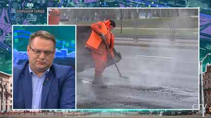 Белорусские дорожники рассказали, почему кладут асфальт в снег