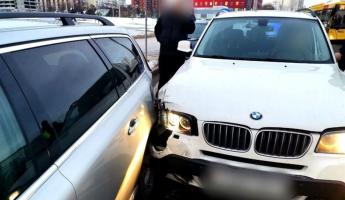 В Минске легковушка протаранила сразу пять автомобилей