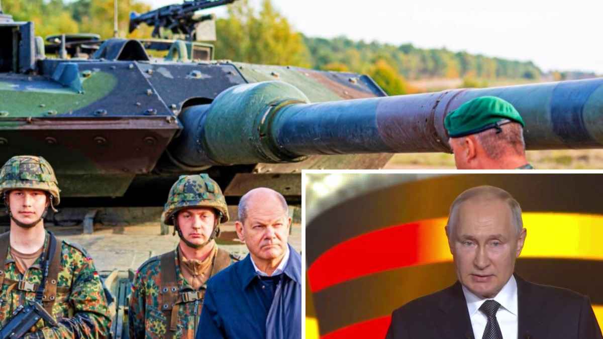 В Германии ответили Путину на угрозу "немецких танков с крестами"