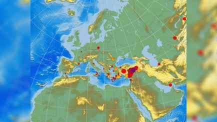 Из 540 землетрясений за последние дни одно произошло «рядом» с Беларусью