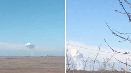 На севере Крыма прогремел сильный взрыв