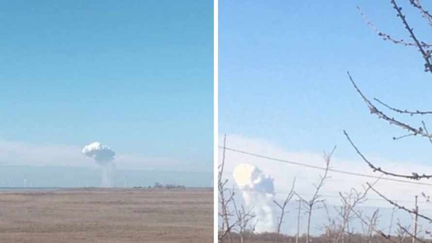 На севере Крыма прогремел сильный взрыв