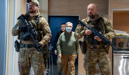 Генсек ООН Гутерриш прибыл в Украину