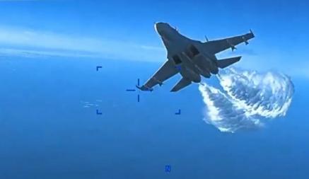 США опубликовали видео нападения российского Су-27 на американский MQ-9 Reaper