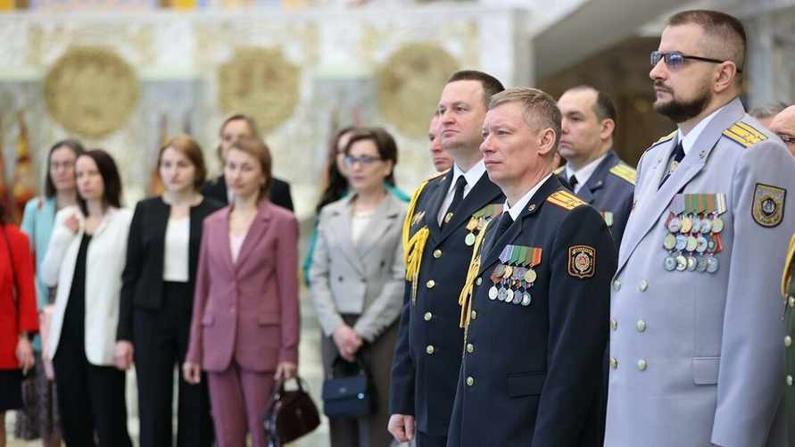 Участники церемонии/ president.gov.by