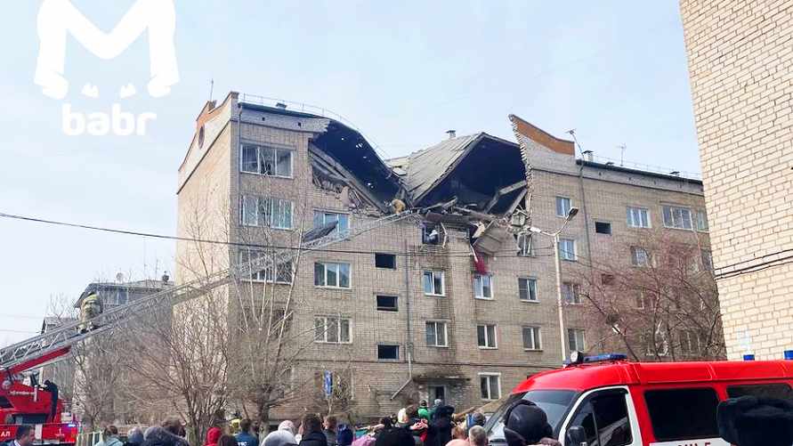 В Чите из-за взрыва разрушено 2 этажа жилой многоэтажки