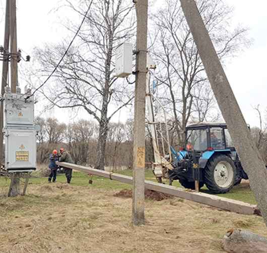 Фото: электросети Глусского района