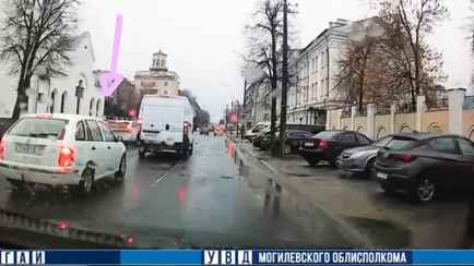 Как работают тайные патрули ГАИ? В Могилеве водителя лишили прав за один маневр