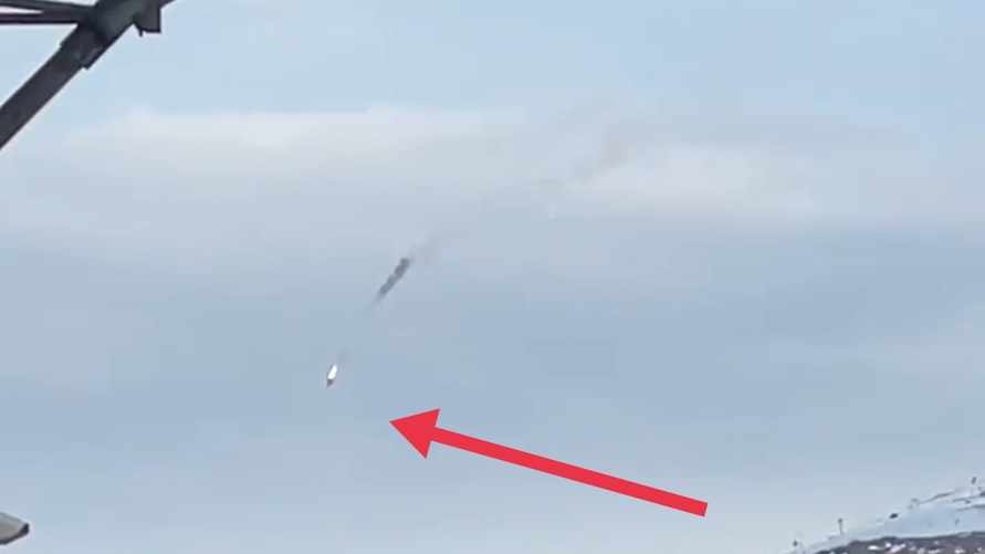 "Все упал!" - В России крушение очередного военного самолёта попало на видео