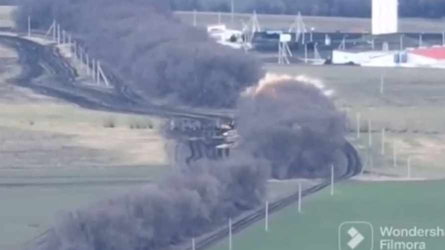 В ВСУ впервые показали видео артиллерийского обстрела российской территории